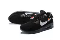 shoes nike air max 90 off white 2018 ow black gray